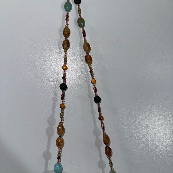 mary frances beaded shoulder bag #729 with semi precious stones - Picture 5 of 9